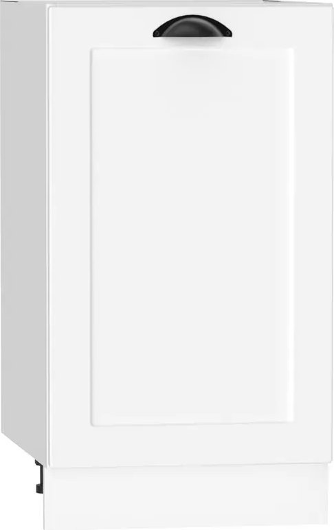 Elior Biała szafka kuchenna z półkami - Pergio 10X 45 cm