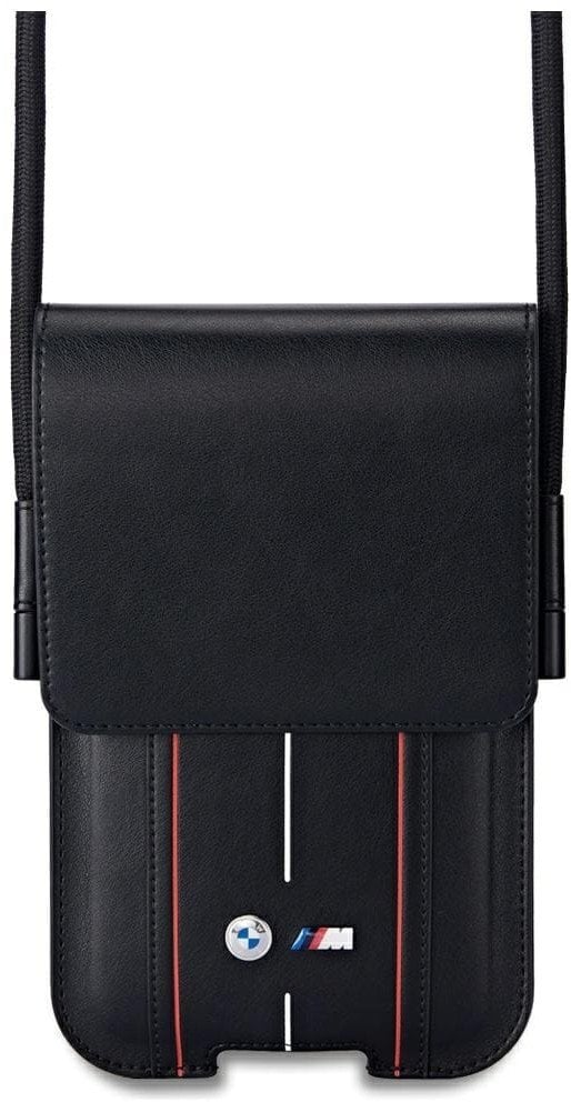 Torebka BMW Phone Pouch Red Stripes czarny