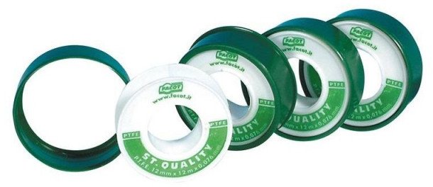 TEFLON TAPE 12X12X0,076 MM 0.20 G/M³
