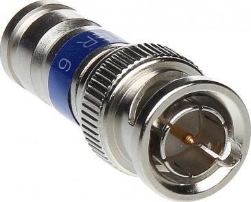 WTYK KOMPRESYJNY BNC-W/ZAC-RG-6/MSR