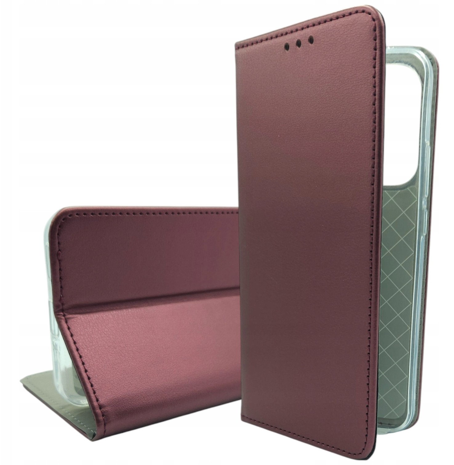 Kabura SMART MAGNETO do OPPO RENO 13 PRO 5G burgundowy