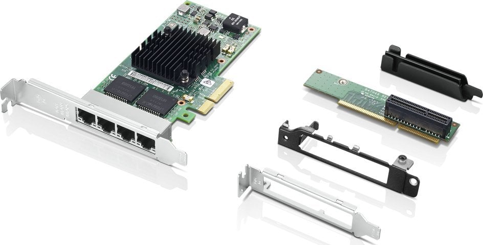 Lenovo Intel I350-T4-Ethernet Karta rozszerzeń 4 złącza