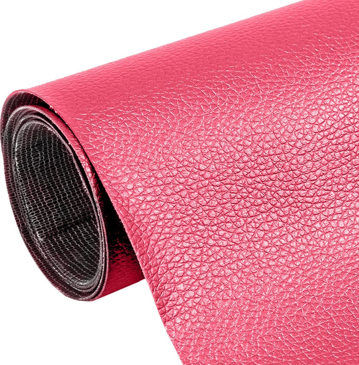 Heckermann Samoprzylepna łata skórzana 50x137cm Różowa