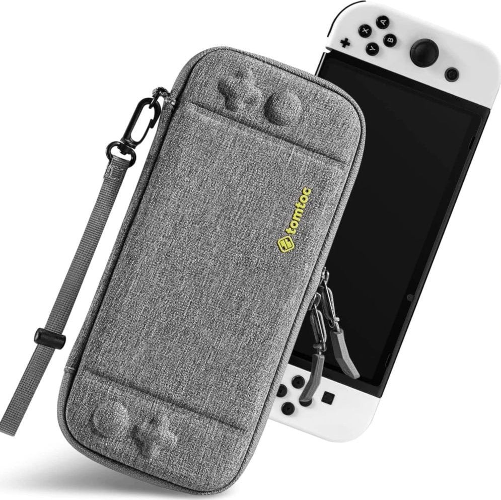 Tomtoc tomtoc Switch – Case for Nintendo Switch OLED, Gray
