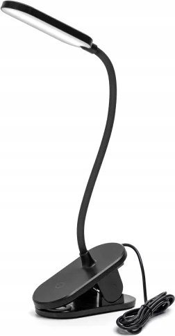 Lampka biurkowa czarna