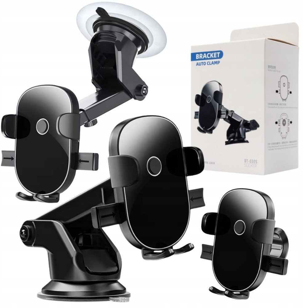 ECOBOX UCHWYT SAMOCHODOWY SZYBA CZARNY