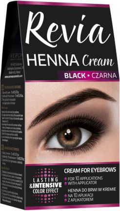 Verona Revia Henna do brwi w kremie Czarna 15 ml