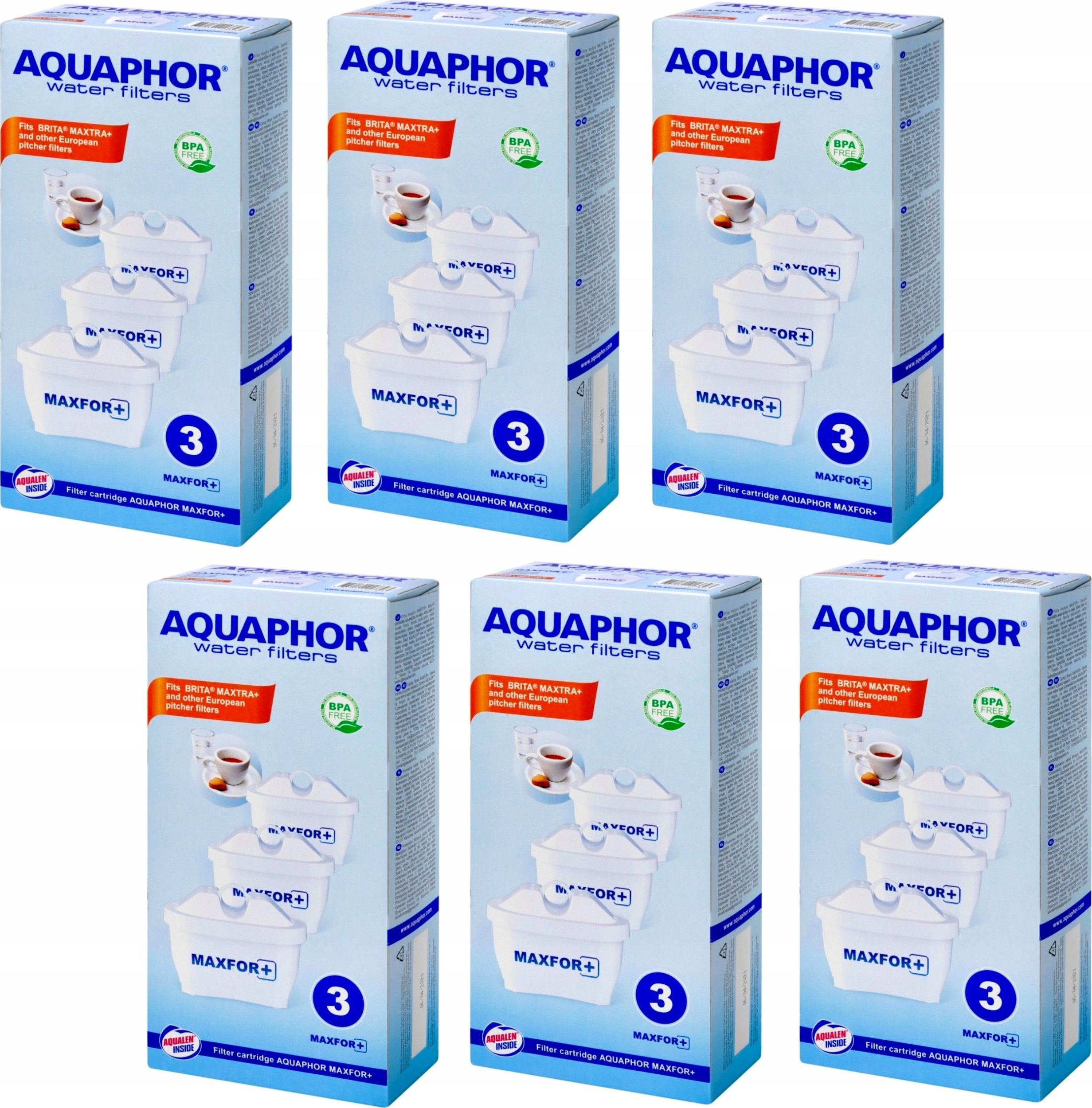 Wkład filtrujący Aquaphor Maxfor+ 18 szt.