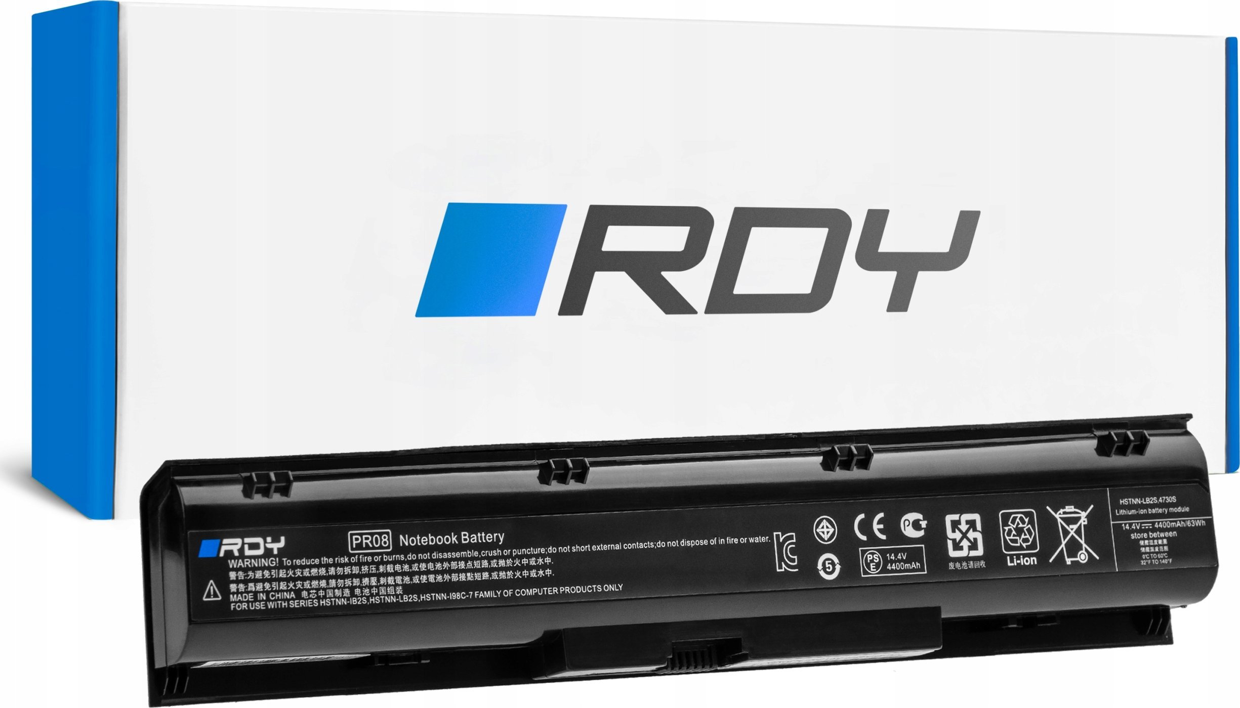 Bateria RDY PR08 633807-001 do HP Probook 4730s 4740s