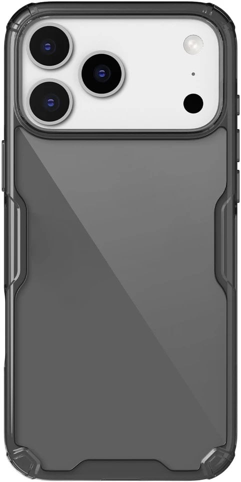 Etui Nillkin Nature TPU Pro na iPhone 17 Pro Max - półprzezroczyste-czarne