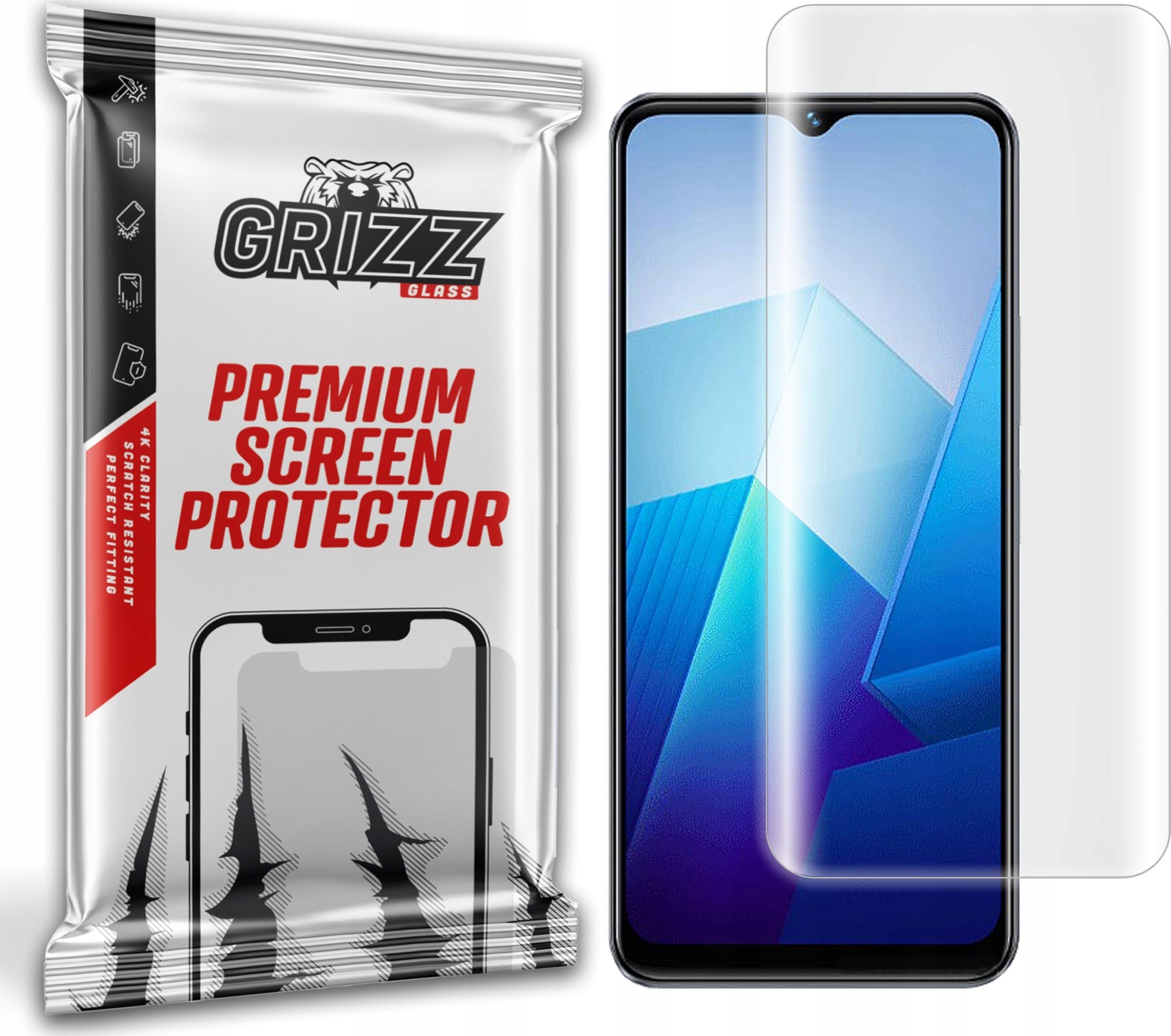 GrizzGlass Folia hydrożelowa GrizzGlass Hydrofilm do Vivo IQOO Z7i