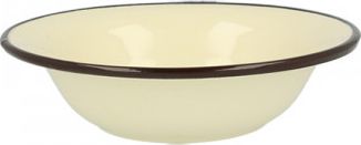 MISKA EMALIOWANA 0,55L ŚR.18CM WYS.4,9CM KREM