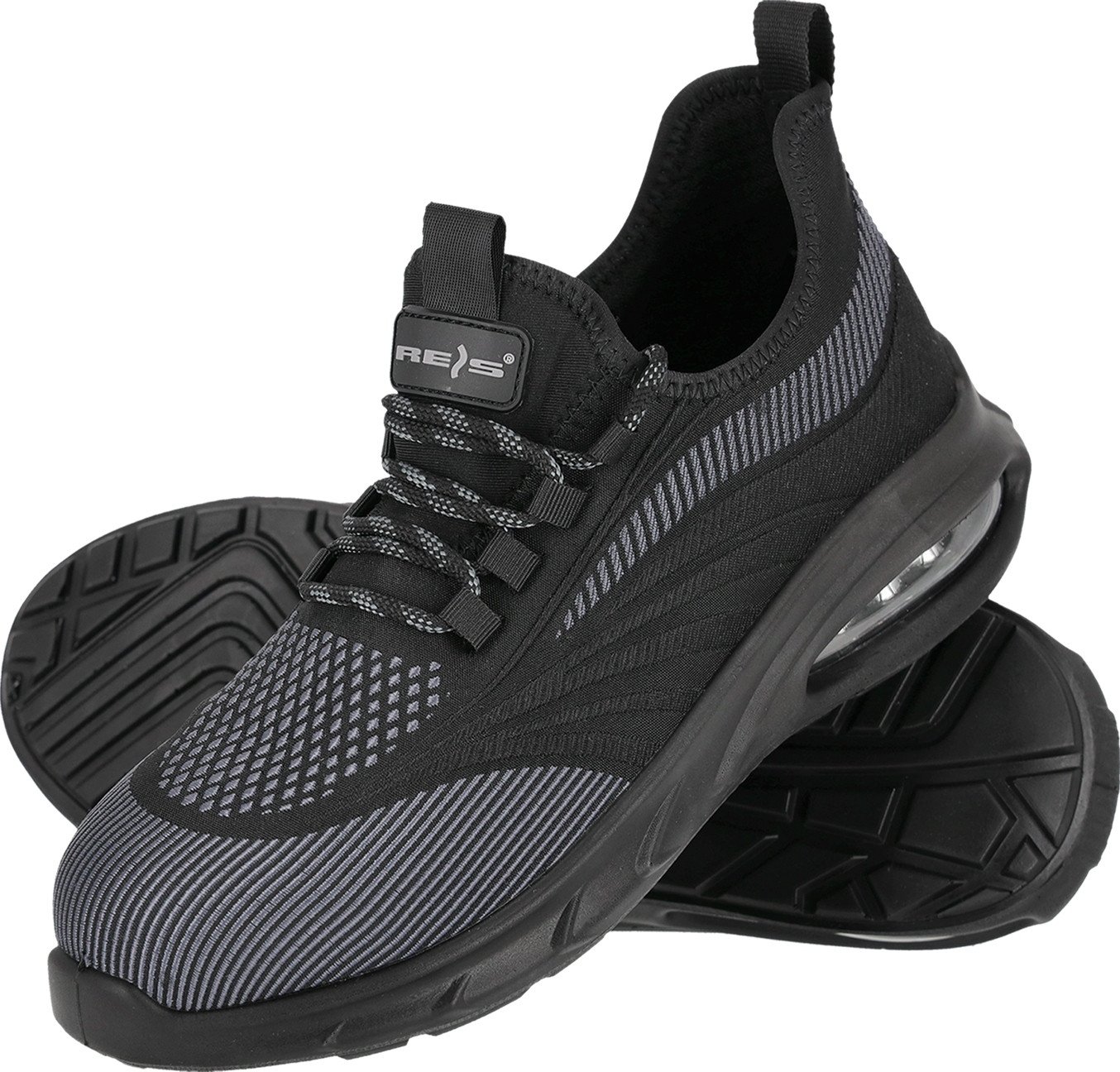 BRWAVE S1 PL SR FO - Buty bezpieczne podnosek podeszwa olejoodporna poduszka powietrzna antyelektrostatyczne antypoślizgowe - bs 42