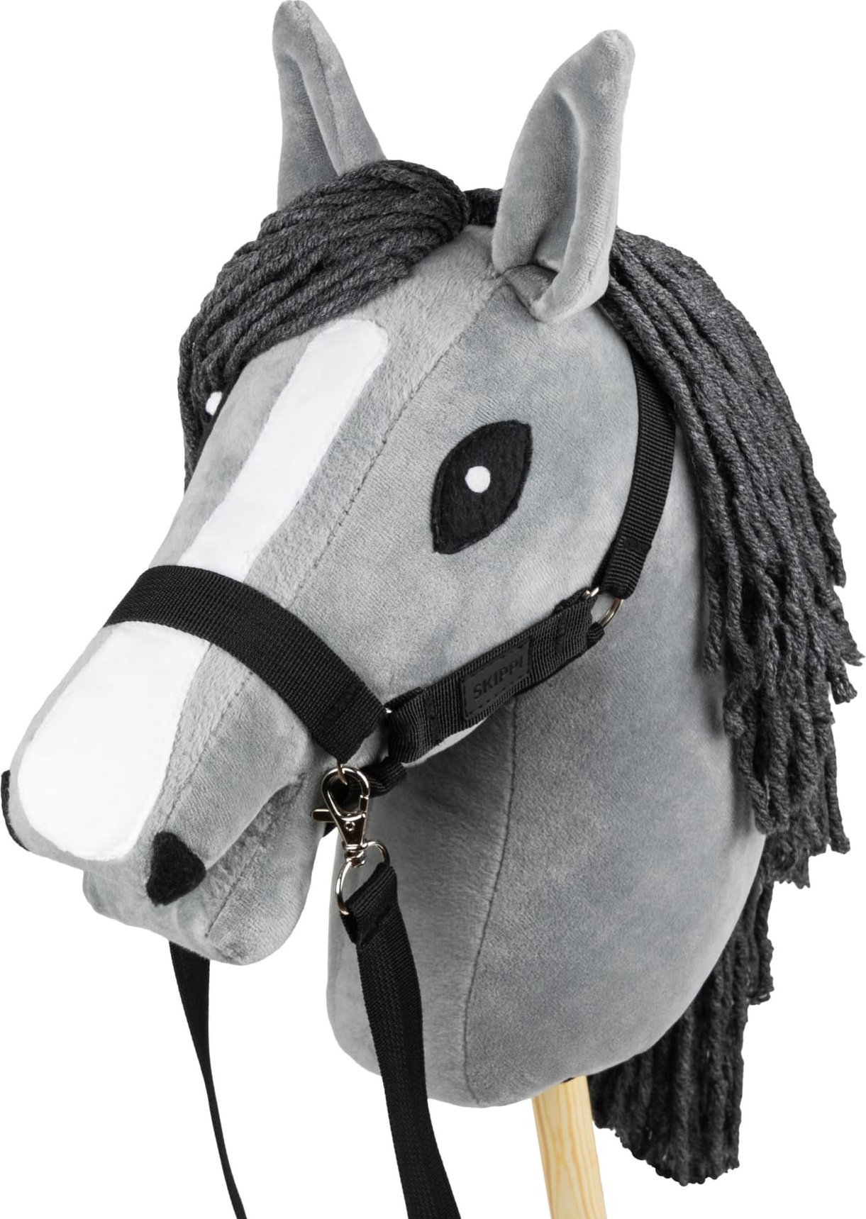 Froster Hobby Horse Skippi - koń na kiju - Szary A4 - prezent dla dziecka