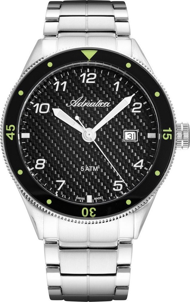 Zegarek Adriatica Zegarek męski Adriatica A8322.5154Q srebrny