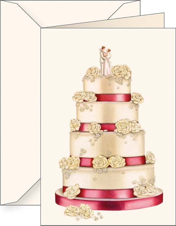 Teka Karnet B6 + koperta 5823 ¦lub tort Para Młoda