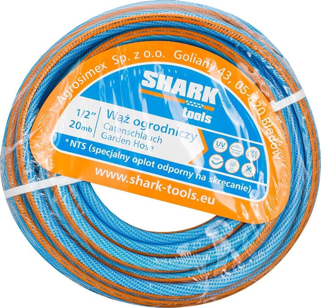 SHARK Tools Wąż ogrodowy 1/2'' 20m SHARK