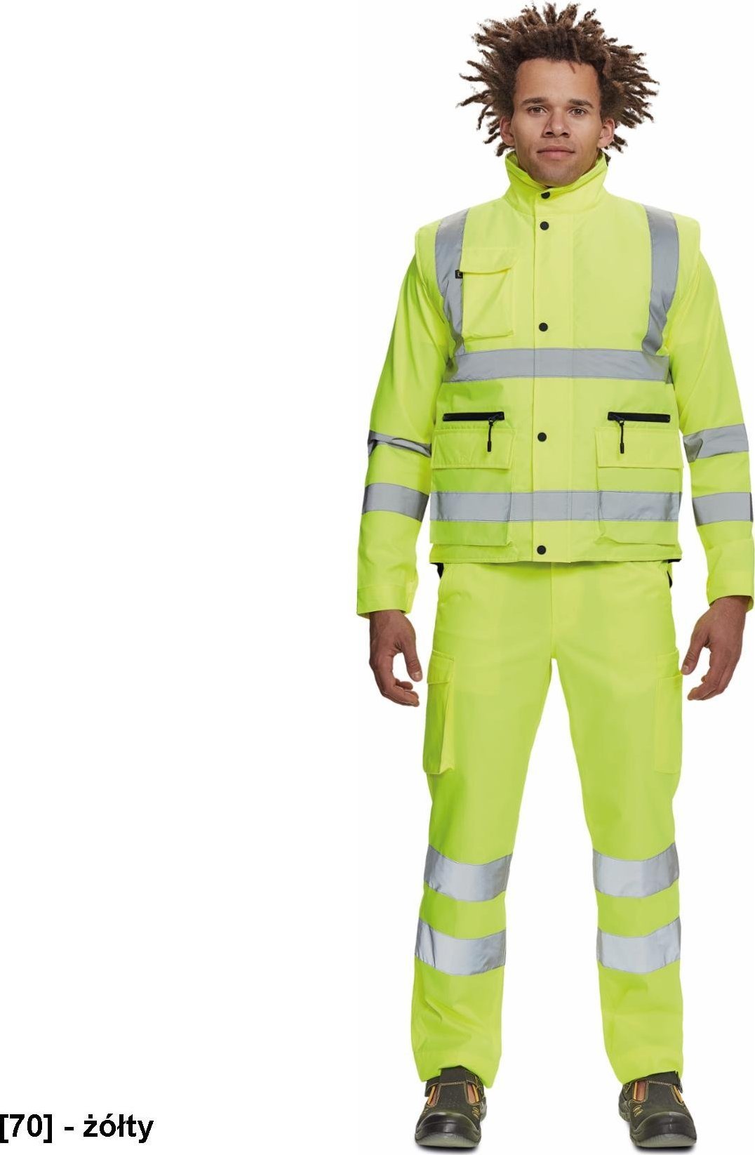 CERVA CORDOBA HV - kamizelka - żółty 3XL