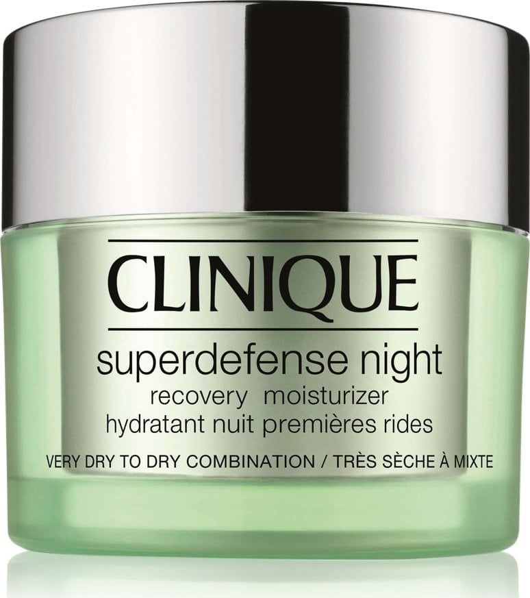 Clinique Superdefense Night Recovery Moisturizer 1/2 Very Dry To Dry Combination regenerujący krem na noc 50ml