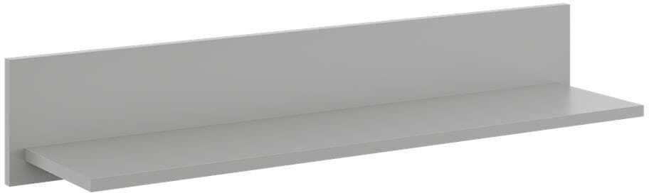 Półka wisząca, ścienna, loft, 100x20x18 cm, szary, mat