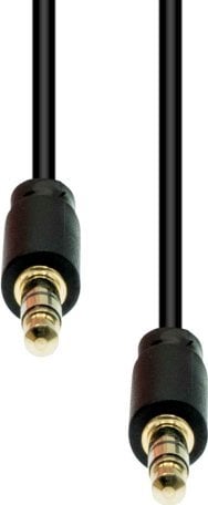 Kabel ProXtend Mini-Jack 3-Pin Slim Cable M-M Black 0.5M