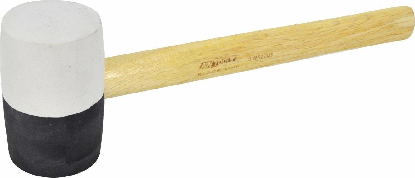 AWTools AWTOOLS MŁOTEK GUMOWY FI=58mm, 341mm, 580g TRZON DREWNO AW32203