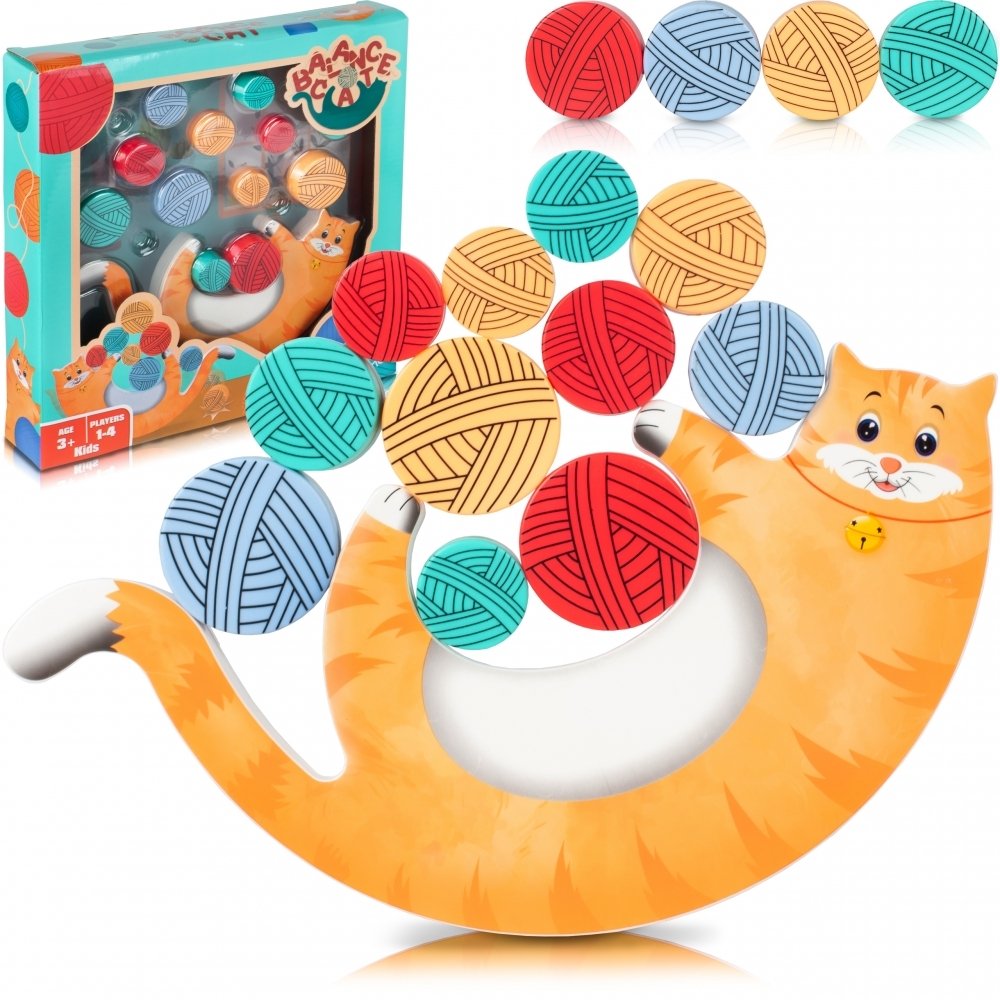 Kotek Zabawka Balansująca - Układanka