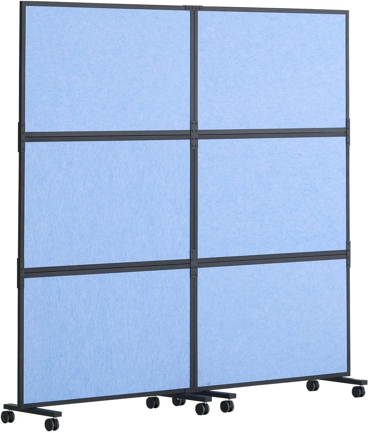 Parawan przegroda akustyczna pokojowa 2 sztuki składany panel wygłuszający