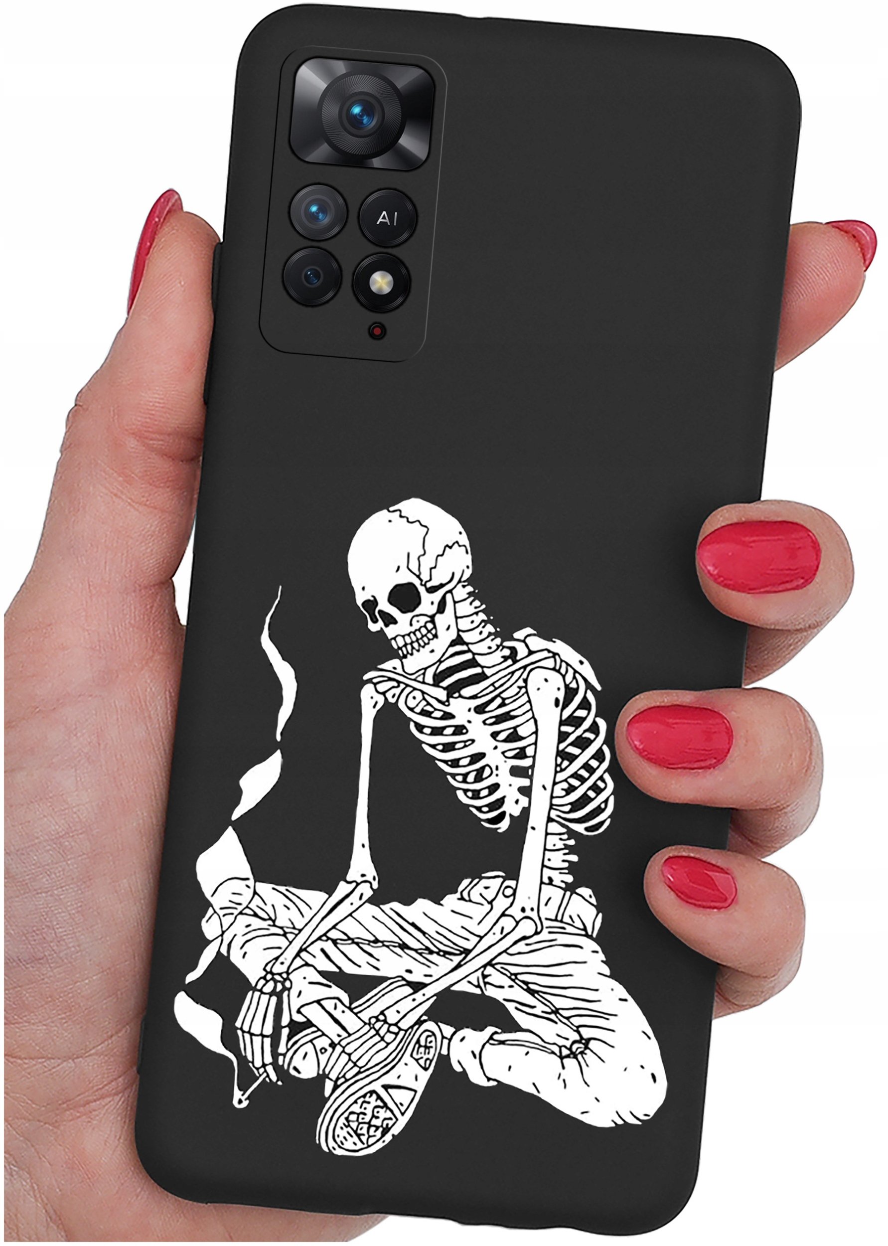 ETUI do Xiaomi Redmi Note 11 Pro | WZORY | SILIKONOWE MATT CASE + SZKŁO 9H