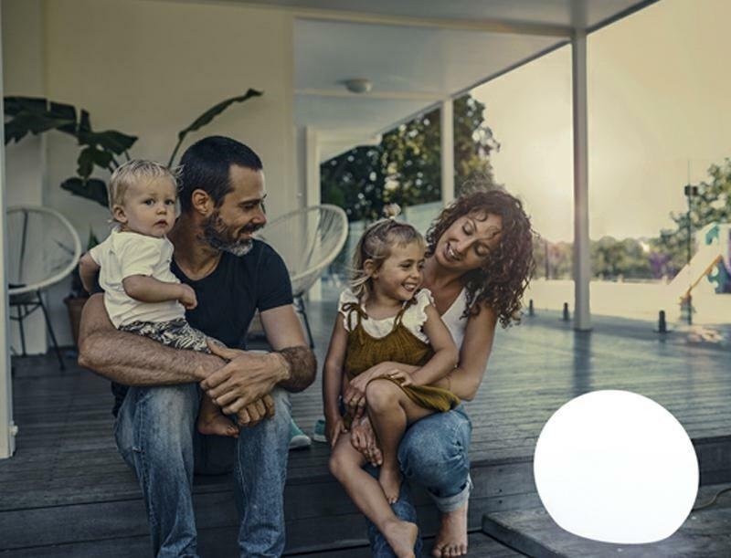 New Garden NEW GARDEN lampa ogrodowa BULY 20 CABLE biała