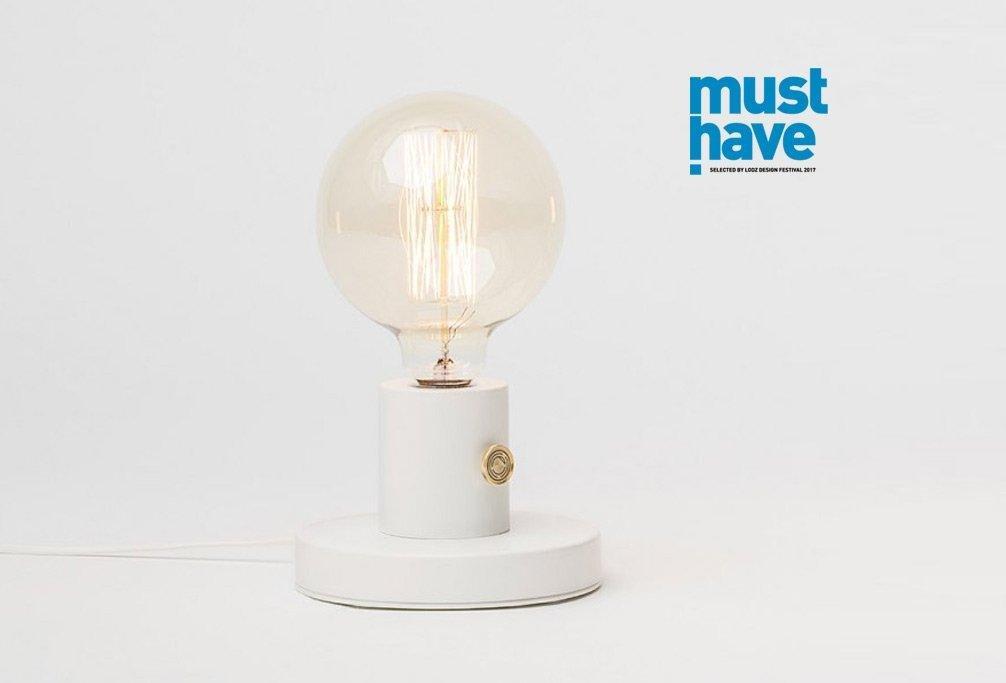 Lampa stołowa EpicLight Lampa stołowa, nocna Gatsby metal/biała