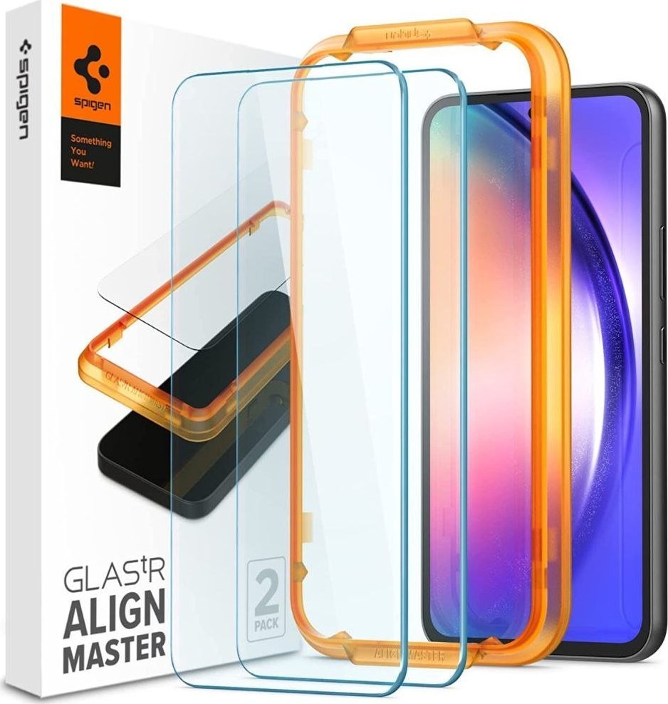 Spigen SZKŁO HARTOWANE SPIGEN ALM GLAS.TR 2-PACK GALAXY A54 5G CLEAR