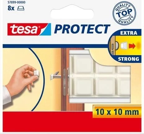Tesa tesa Protect Schutzpuffer quadratisch 10 x 10mm weiß 8St.