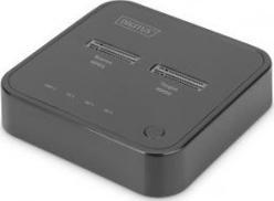 Stacja dokująca Digitus do dysków SSD M.2 NVMe z funkcją klonowania offline czarny (DA-71545)