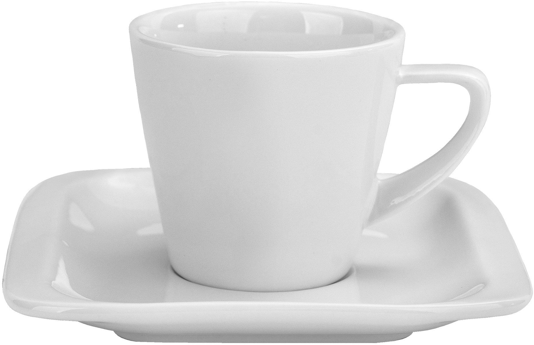 Komplet 2 filiżanek do espresso 80 ml + spodki Infinity