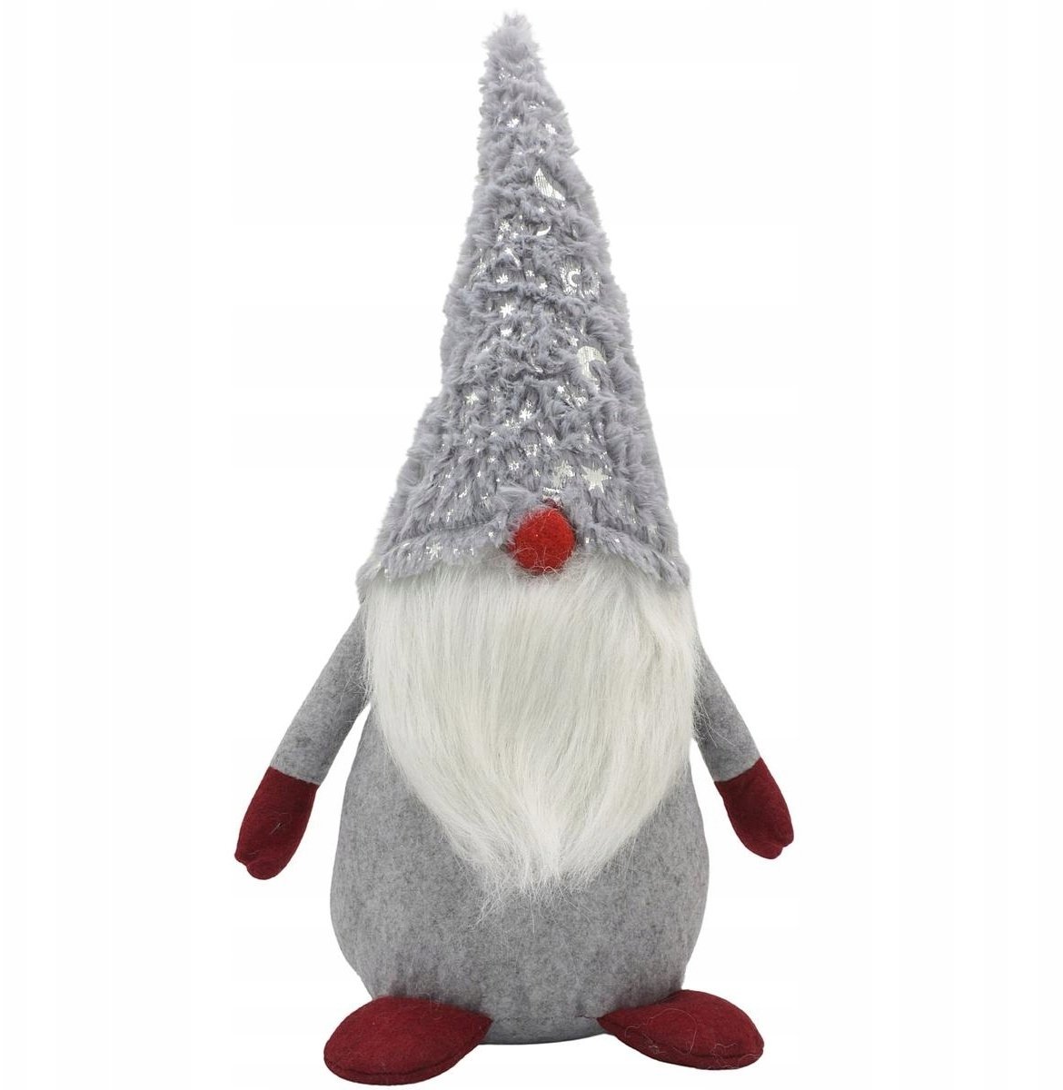 SKRZAT GNOM KRASNAL DEKORACYJNY SZARY 45CM