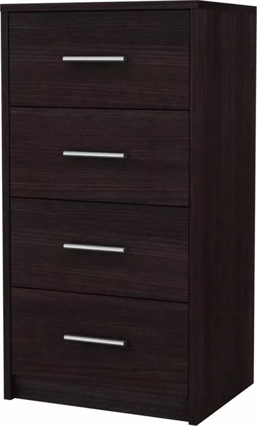 Elior Minimalistyczna komoda z szufladami wenge - Ilda 5X