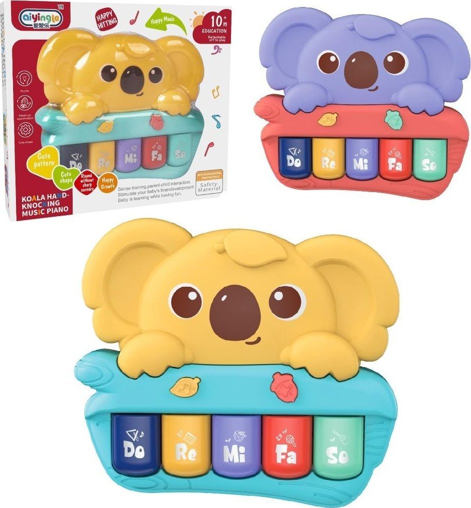 Pianinko koala na baterie MIX