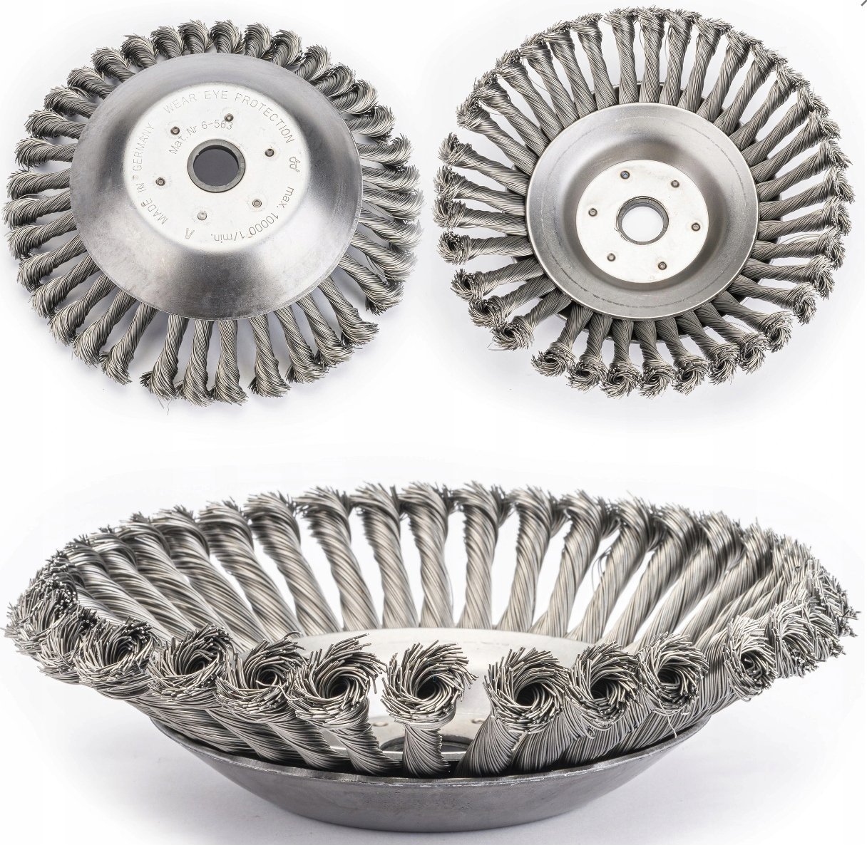 Powermat POWERMAT DRUCIAK TARCZA SZCZOTKA DRUCIANA DO KOSY CHWASTY 200mm TSZ-T