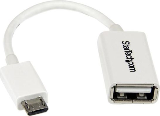 Adapter USB StarTech microUSB - USB Biały (UUSBOTGW)