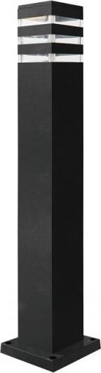 Polux Lampa słupek ogrodowy TEKSAS 316189 E27 74cm grafiowy POLUX