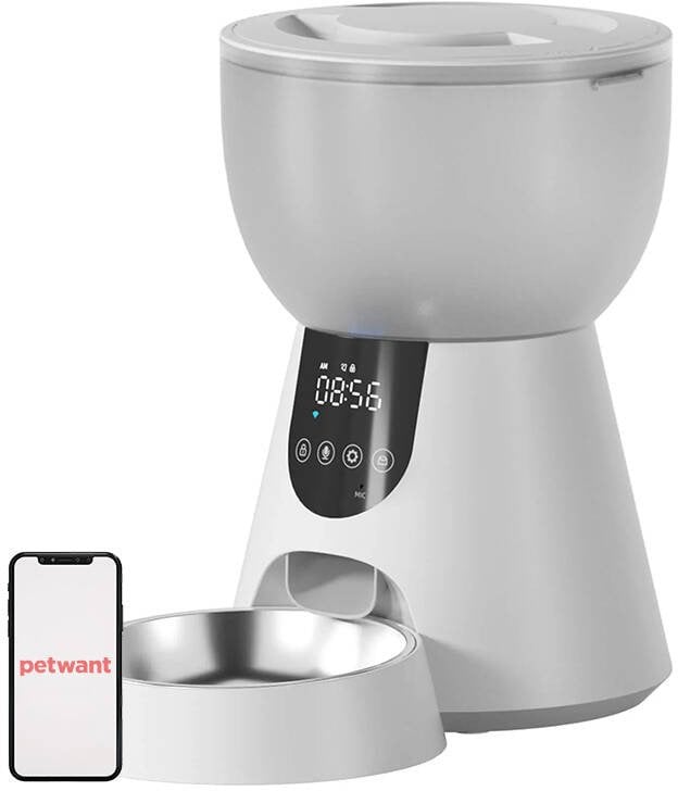 Automatyczny dozownik karmy F17 LED + Poidełko W8 Petwant