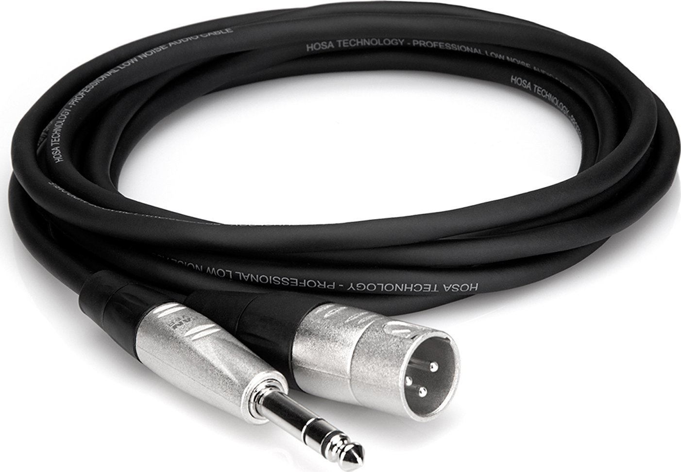 Kabel Hosa Jack 6.3mm - XLR 3.05m srebrny (HSX-010)