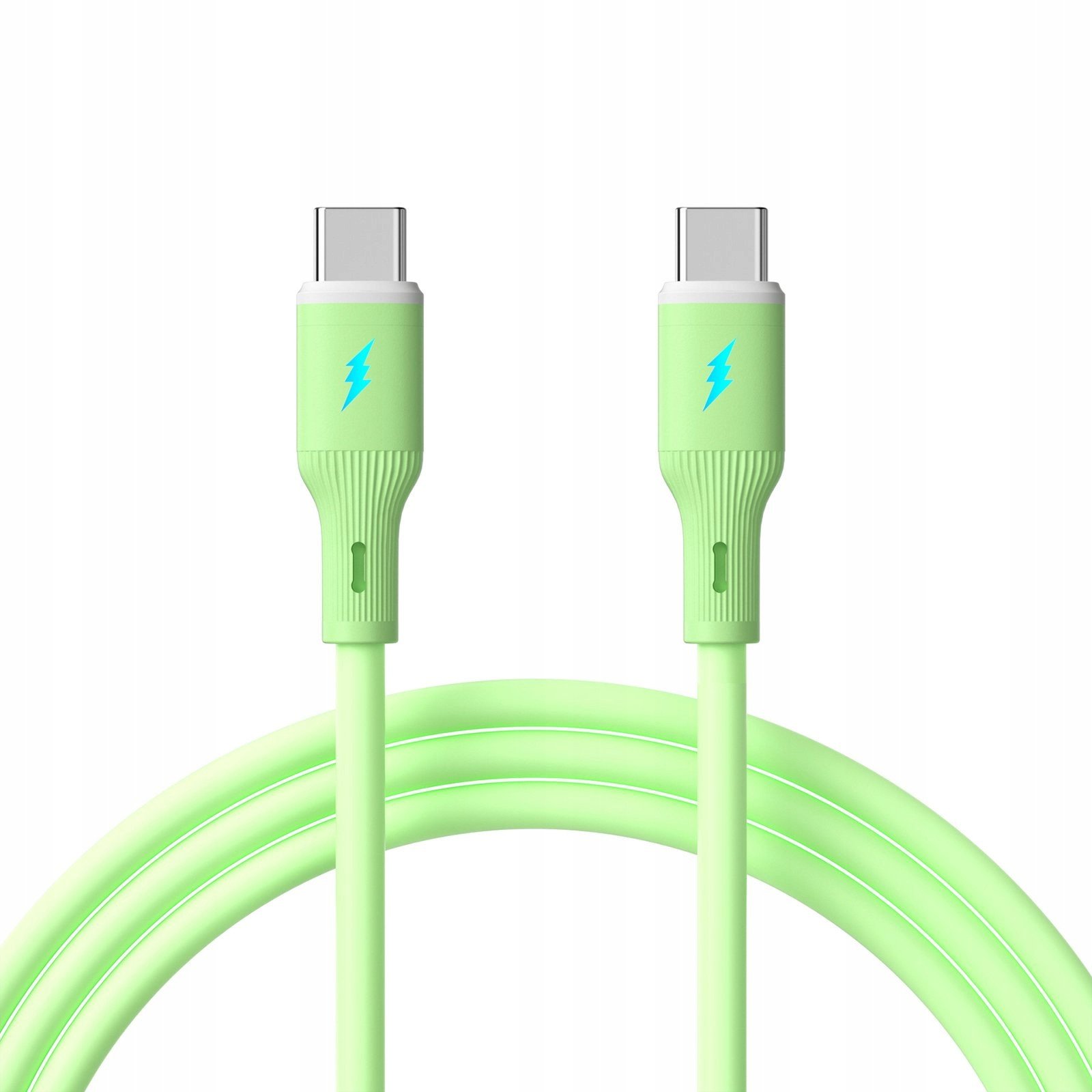 Kabel USB Akyga USB-C - USB-A 1 m Zielony (AK-USB-69)