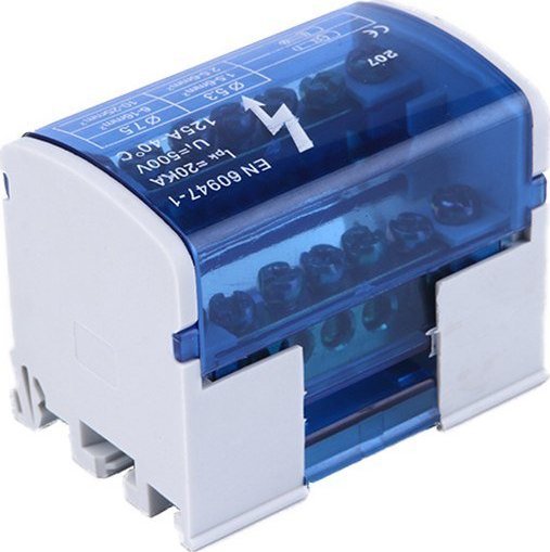 Orno Blok rozdzielczy 2-rzędowy, 7 przewodów