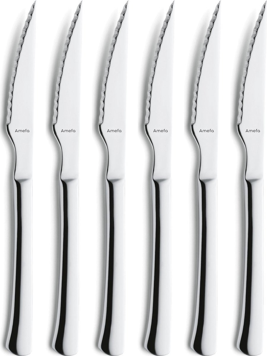 Amefa Chuletero 7038 - 6 steak knives on blister