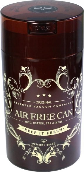 Espresso Gear Pojemnik próżniowy do przechowywania kawy lub herbaty pojemność 250 g brązowy