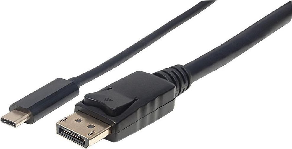 Kabel USB Manhattan USB-C - DisplayPort 1 m Czarny (152471)