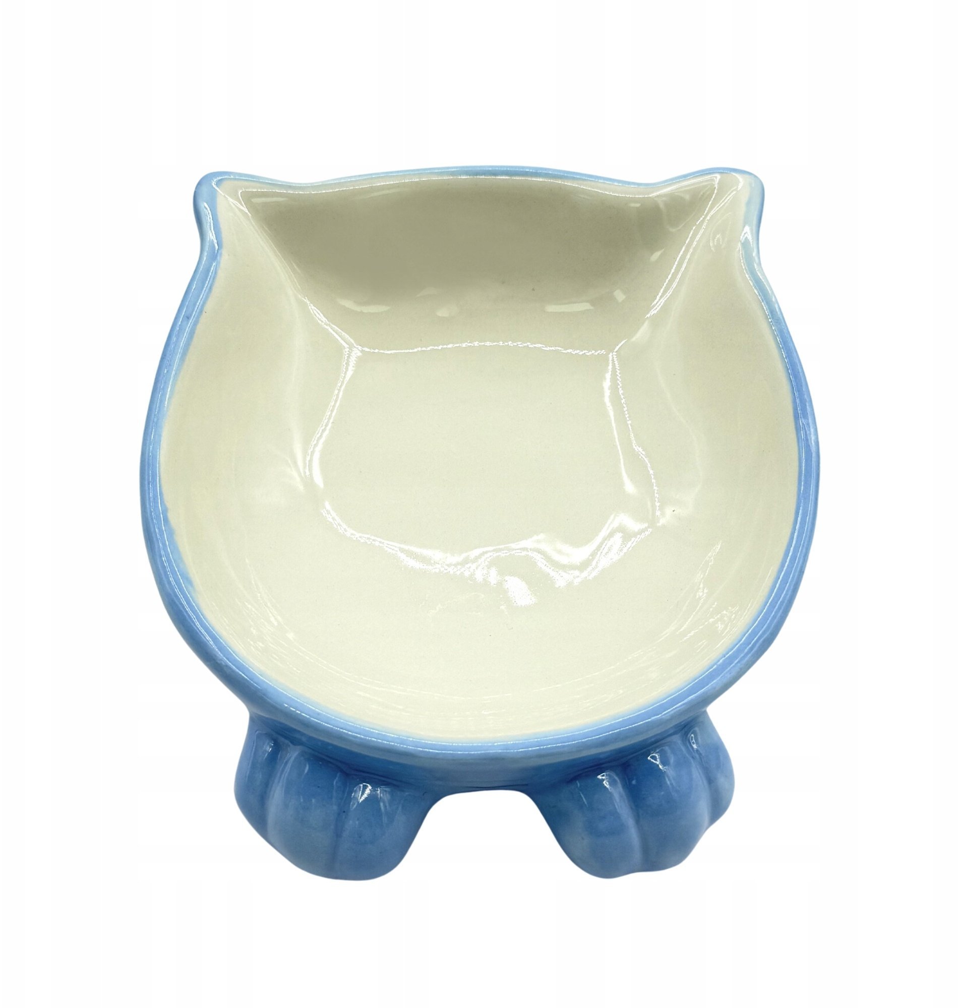 Mr. Pretzel Niebieska miska dla kota 13cm