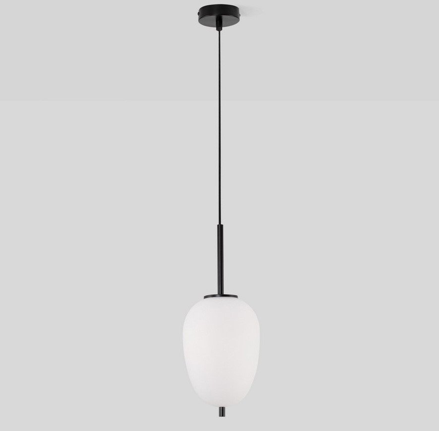 Lampa wisząca Luces Exclusivas Sypialniana lampa wisząca Marc nad łóżko łezka kropla biała czarna